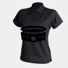 Women's piped performance polo Thumbnail