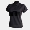 Women's piped performance polo Thumbnail