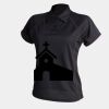 Women's piped performance polo Thumbnail