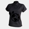 Women's piped performance polo Thumbnail