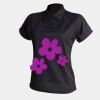 Women's piped performance polo Thumbnail
