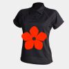 Women's piped performance polo Thumbnail