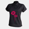Women's piped performance polo Thumbnail