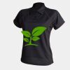 Women's piped performance polo Thumbnail