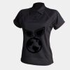 Women's piped performance polo Thumbnail
