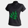 Women's piped performance polo Thumbnail