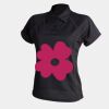 Women's piped performance polo Thumbnail