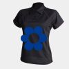Women's piped performance polo Thumbnail
