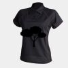 Women's piped performance polo Thumbnail