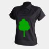 Women's piped performance polo Thumbnail