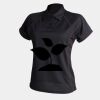 Women's piped performance polo Thumbnail