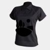 Women's piped performance polo Thumbnail