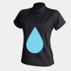Women's piped performance polo Thumbnail
