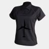 Women's piped performance polo Thumbnail