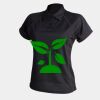 Women's piped performance polo Thumbnail