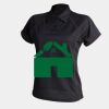Women's piped performance polo Thumbnail