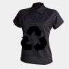 Women's piped performance polo Thumbnail