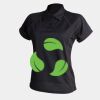 Women's piped performance polo Thumbnail