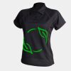 Women's piped performance polo Thumbnail
