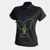 Women's piped performance polo Thumbnail