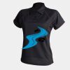 Women's piped performance polo Thumbnail
