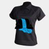 Women's piped performance polo Thumbnail