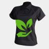 Women's piped performance polo Thumbnail