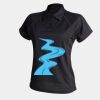 Women's piped performance polo Thumbnail