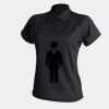 Women's piped performance polo Thumbnail