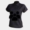Women's piped performance polo Thumbnail