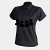 Women's piped performance polo Thumbnail