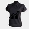Women's piped performance polo Thumbnail