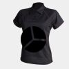 Women's piped performance polo Thumbnail