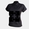 Women's piped performance polo Thumbnail