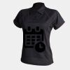 Women's piped performance polo Thumbnail