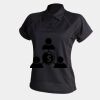 Women's piped performance polo Thumbnail