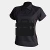 Women's piped performance polo Thumbnail