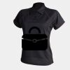 Women's piped performance polo Thumbnail