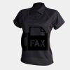 Women's piped performance polo Thumbnail