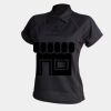 Women's piped performance polo Thumbnail