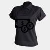 Women's piped performance polo Thumbnail