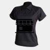 Women's piped performance polo Thumbnail