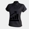 Women's piped performance polo Thumbnail