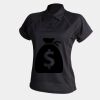 Women's piped performance polo Thumbnail