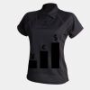 Women's piped performance polo Thumbnail