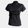 Women's piped performance polo Thumbnail