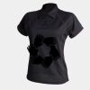 Women's piped performance polo Thumbnail