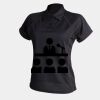Women's piped performance polo Thumbnail