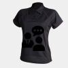 Women's piped performance polo Thumbnail