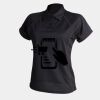 Women's piped performance polo Thumbnail